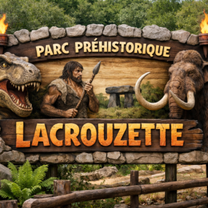 Entrée parc préhistorique lacrouzette